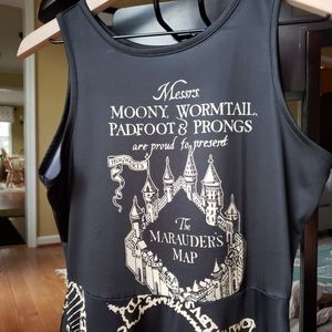 HARRY POTTER marauder's map tank dress